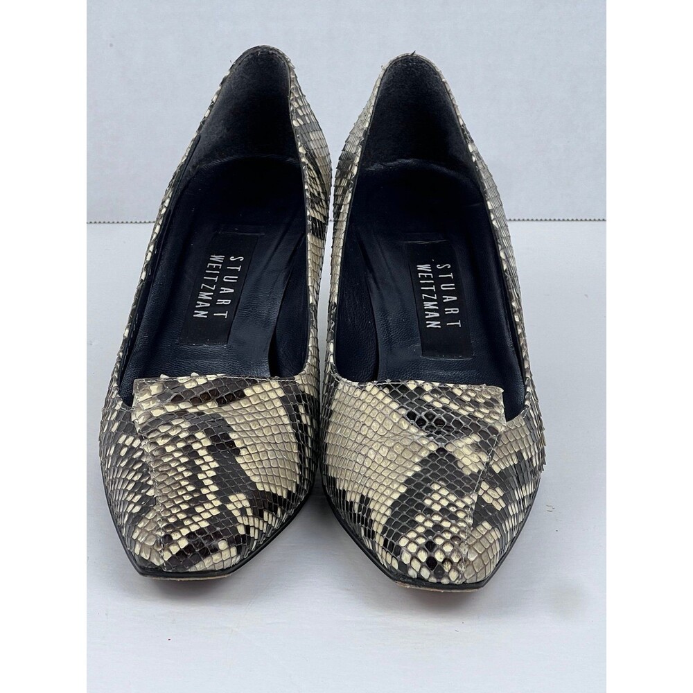 Stuart Weitzman Womens Snake Skin Python Pointed … - image 2